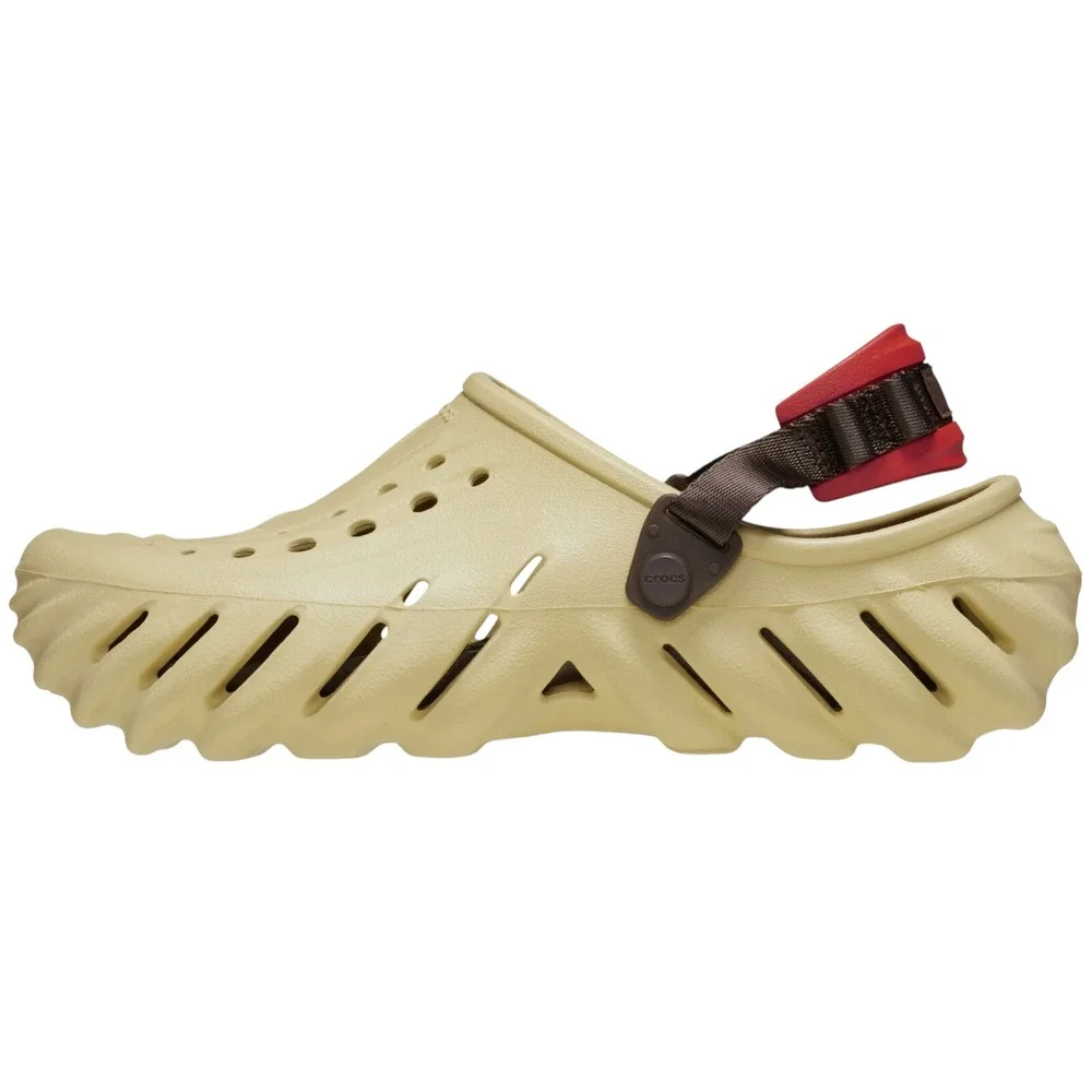 Crocs Unisex Echo Clog Sandal Sesame Adult Men's Size 12 / Women's Size 14